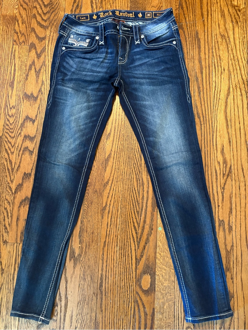 Rock Revival Lam Skinny Jeans
